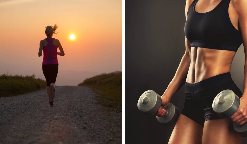 Combinação de exercícios cardiovasculares e musculação